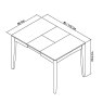 Barton Grey 2-4 Extension Table Barton Grey 2-4 Extension Table