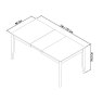 Barton Grey 4-6 Extension Table Barton Grey 4-6 Extension Table