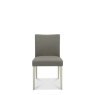 Barton Grey Low Back Upholstered Chair - Titanium (Single) Barton Grey Low Back Upholstered Chair - Titanium (Single)