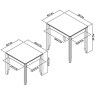 Barton Grey Nest of Tables Barton Grey Nest of Tables