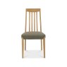 Barton Oak Tall Slat Back Chair - Black Gold Fabric (Single) Barton Oak Tall Slat Back Chair - Black Gold Fabric (Single)