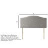 Silentnight Rochester Headboard Silentnight Rochester Headboard