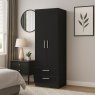 Knighton Tall 2ft6in 2 Drawer Robe Knighton Tall 2ft6in 2 Drawer Robe