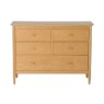 Ercol Teramo 5 Drawer Wide Chest