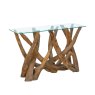 Console Table with Glass Top Console Table with Glass Top
