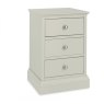 Ashby Soft Grey 3 Drawer Nighstand Ashby Soft Grey 3 Drawer Nighstand