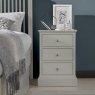 Ashby Soft Grey 3 Drawer Nighstand