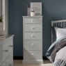 Ashby Soft Grey 5 Drawer Tall Chest Ashby Soft Grey 5 Drawer Tall Chest