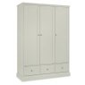 Ashby Soft Grey Triple Wardrobe Ashby Soft Grey Triple Wardrobe