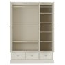 Ashby Soft Grey Triple Wardrobe Ashby Soft Grey Triple Wardrobe