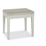 Gatcombe Soft Grey Stool - Pebble Grey Fabric Gatcombe Soft Grey Stool - Pebble Grey Fabric