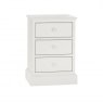 Ashby White 3 Drawer Nighstand