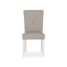 Seaview Upholstered Chair - Pebble Grey Fabric
