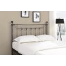 Verona Black Chrome Metal Bedframe with Dual Finals Verona Black Chrome Metal Bedframe with Dual Finals