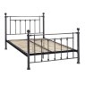 Verona Black Chrome Metal Bedframe with Dual Finals Verona Black Chrome Metal Bedframe with Dual Finals