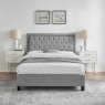 Sofia Light Grey Fabric Bedframe Sofia Light Grey Fabric Bedframe