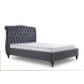 Barcelona Dark Grey Fabric Bedframe Barcelona Dark Grey Fabric Bedframe