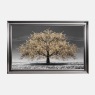 Cherry Tree Champagne - Metalic Frame - 114x74cm