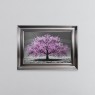 Cherry Tree Pink - Metallic Frame - 55x75cm