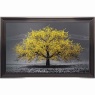 Cherry Tree Yellow - Metalic Frame - 114x74cm