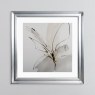 Cool Grey 1 - White Mount Silver Vegas Frame - 90x90cm