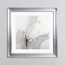 Cool Grey 2 - White Mount Silver Vegas Frame - 90x90cm