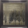 Gold Tree 1 - Metallic Frame - 75x75cm