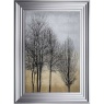 Gold Tree 1 - Steel Frame - 55x75cm