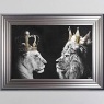 King & Queen of the Jungle - Grey Vegas Frame - 114x74cm