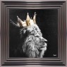 Lion King - Metallic Frame - 75x75cm