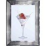 Strawberry Splash - Chrome Frame - 55x75cm