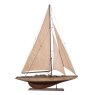 Antique Cream Sails Yacht