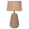 Jute Table Lamp with Shade