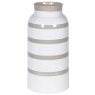 Block White Stripe Ceramic Vase