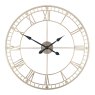 Antique Gold Metal Round Wall Clock