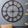 Oversized Metal Skeletal Wall Clock Oversized Metal Skeletal Wall Clock